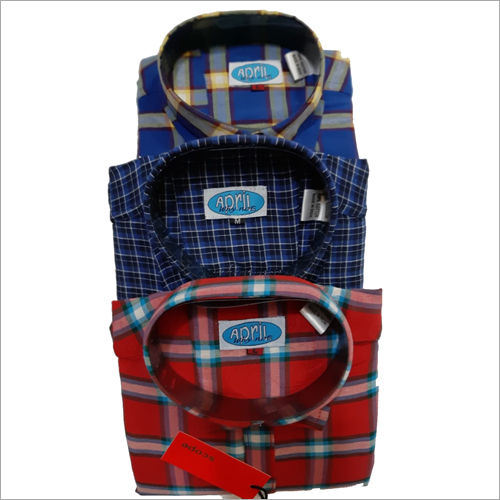 Washable Check Men Fancy  Shirt