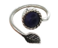 Lapis lazuli 925 Silver Gemstone Ring