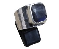 Blue Sapphire 925 Silver Gemstone Ring Weight: 10.3 Gms Grams (g)