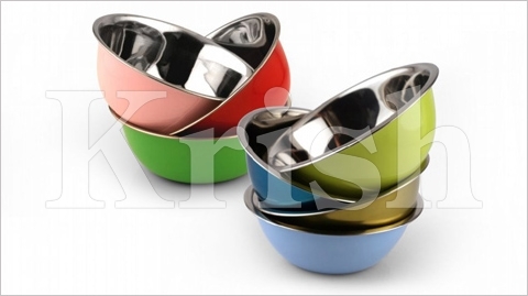 Colored Deep Mixing Bowl