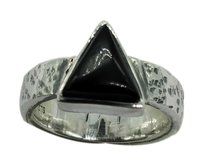 Fabulous Black Onyx 925 Silver Gemstone Ring