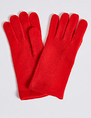 Industrial Leather Gloves (Red Winter)