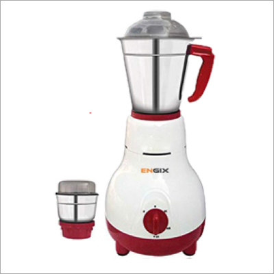 White-Red 450 W Mixer Grinder With Two Jar