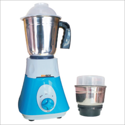 White-blue 450 W Mixer Grinder With Two Jar