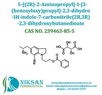 5-2r-2-aminopropyl-1-3-benzoyloxy-propyl-2-3-dihydro-1h-indole-7-carbonitrile-2r-3r-2-3-dihydroxybutanedioate