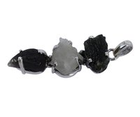 Excellent Multi Stone 925 Silver Pendant
