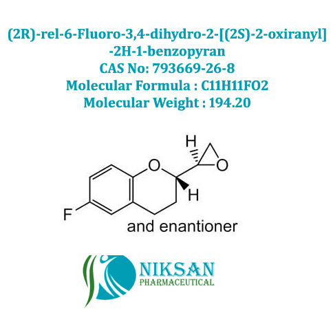 (2R)-rel-6-Fluoro-3,4-dihydro-2-(2S)-2-oxiranyl-2H-1-benzopyran