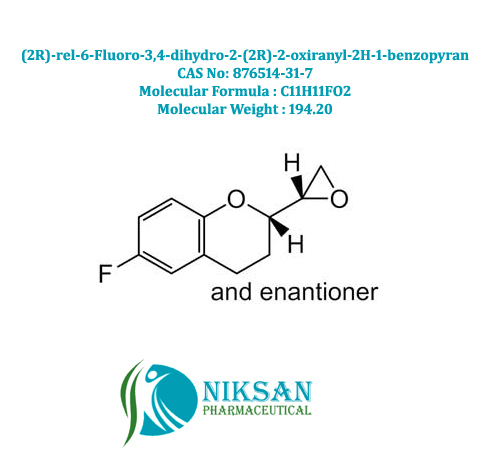 (2R)-rel-6-Fluoro-3,4-dihydro-2-(2R)-2-oxiranyl-2H-1-benzopyran