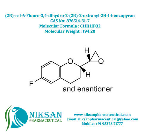 (2R)-rel-6-Fluoro-3,4-dihydro-2-(2R)-2-oxiranyl-2H-1-benzopyran