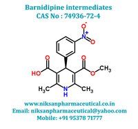 2, 6-dimethyl-5-methoxycarbonyl-4-(3-nitrophenyl)-1,4-dihydropyridine-3-carboxylic Acid