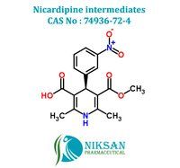 2, 6-dimethyl-5-methoxycarbonyl-4-(3-nitrophenyl)-1,4-dihydropyridine-3-carboxylic Acid