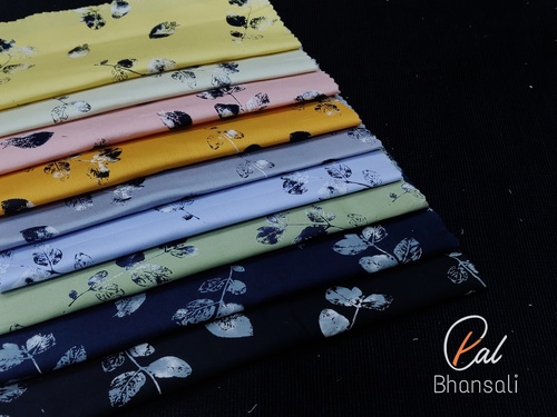 PAL by Bhanshali Cotton Fabric - 100% Dobby Printed Design | Washable, Ideal for Garment and Textile Industry
