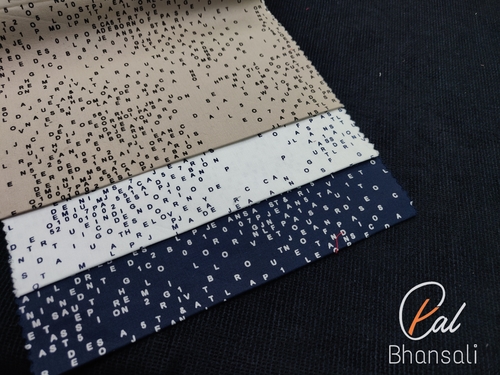 Twill Lycra Printed Fabric - 100% Cotton, Dobby Style, Vibrant Patterns | Ideal For Dresses And Textile Industry Applications