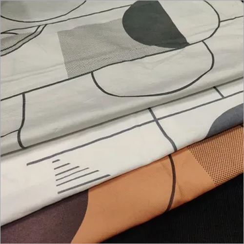 Cotton Printed Shirting Fabric - 100% Cotton Material, Dobby Style, Printed Texture | Ideal for Curtains and Cushions