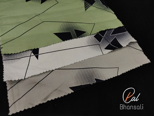 Casual Printed Fabric - 100% Cotton Dobby Texture, Shiny & Washable | Ideal for Curtains, Cushions, and Stylish Home Decor