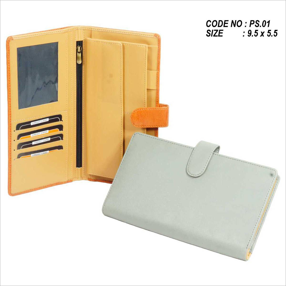 Plain PU Leather Passport Holder - PU Leather, Personal Use, Available in Multicolour | Simple Design for Stylish Travel Organization
