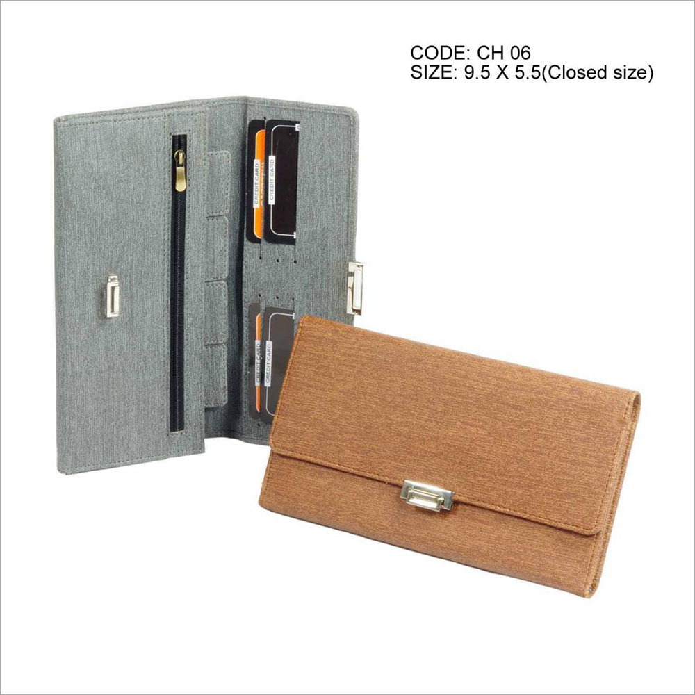 Abaliable In Multicolour Plain Cheque Book Holder