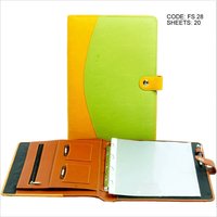Abaliable In Multicolour Pu Leather Executive File Folder