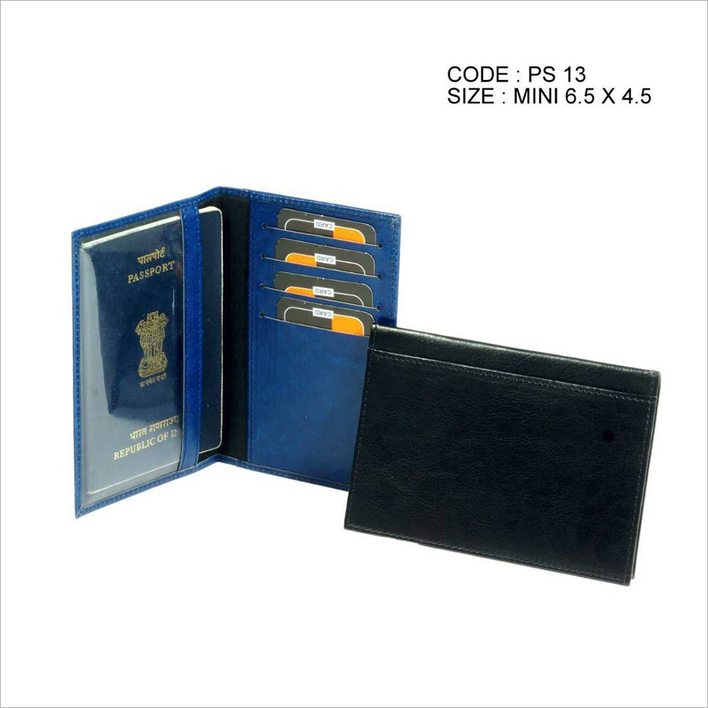 PU Leather Mini Passport Holder - PU Leather Material, Multi-Colored Variety | Plain Design for Personal Use, Stylish and Compact Travel Companion