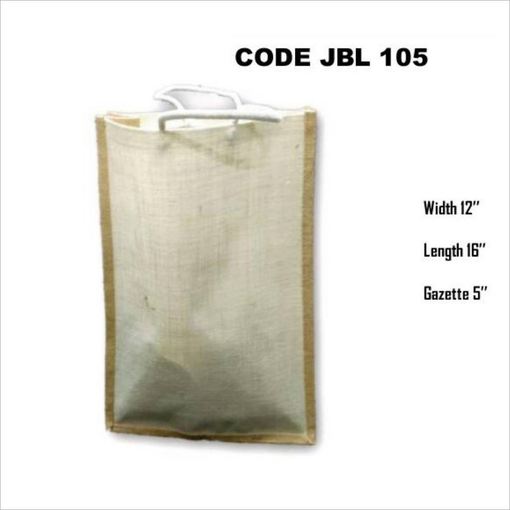 Jute Bottle Bag - Plain Multicolor Design | Durable, Commercial Usage