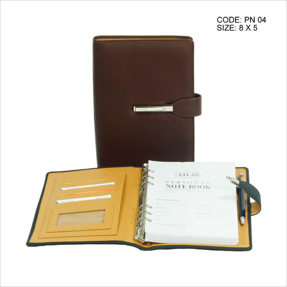 Abaliable In Multicolour Leather Notes Planner