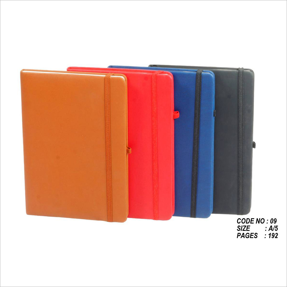 PU Leather Personalized Diaries - PU Leather Material, Multi-Color Options | Plain Pattern for Personal Usage