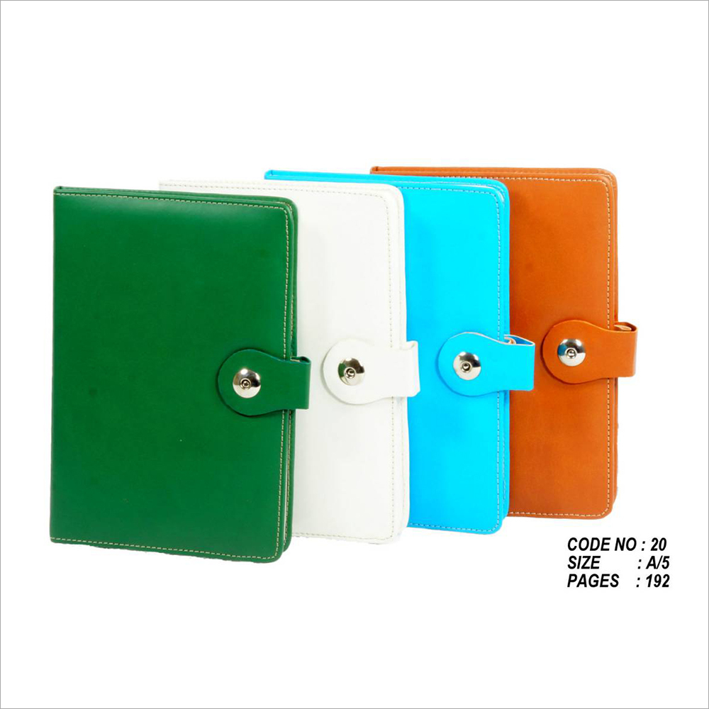Plain Office Diaries - Leather Material | Available in Multicolour, Plain Pattern for Personal Use