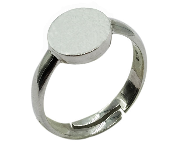 Charming Plain 925 Silver Ring