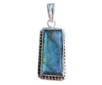 Latest Labradorite 925 Silver Gemstone Pendant