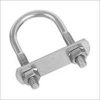 Stainless Steel U Clamp - 1mm To 3mm Thickness | Durable, Rust-proof Finish, Strong Fitting For Heavy Pipes And Hoses