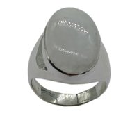 Brilliant Rainbow Moonstone 925 Silver Gemstone Ring