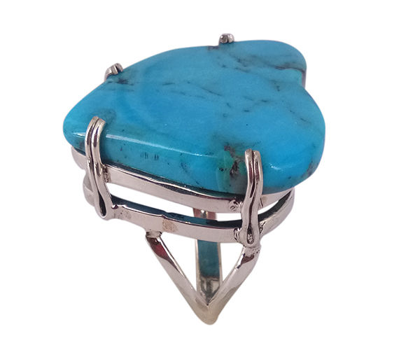 Turquoise 925 Silver Gemstone Ring