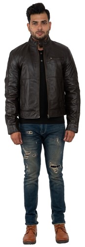 Leather Men'S Jacket