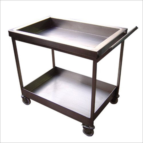 Storage Stainless Steel 2 Tier Kitchen Trolley