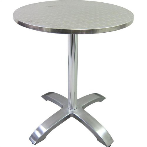 Nancy Stainless Steel Round Table