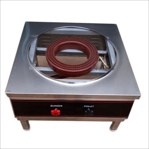 Stainless Steel Single Bulk Burner Cooking Range