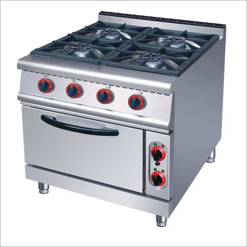 Stainless Steel 4 Burner Cooking Range