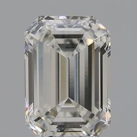CVD Diamond 1.52ct H VVS2 Emerald Shape IGI Certified Stone