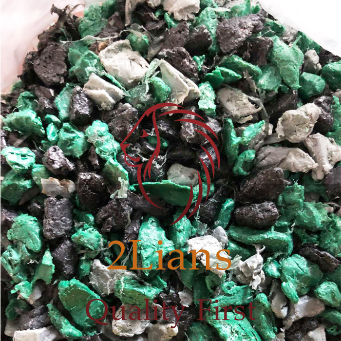HDPE dark Mix colors regrinded  HDPE buckets and bottles recycling Blowing grade scrap