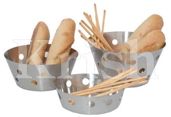 Heavy Bread Basket With Round Cutting - Color: As Per Requirement