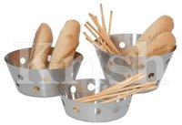 Heavy Bread Basket With Round Cutting