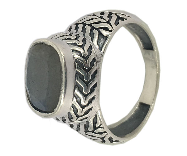 Exotic Labradorite 925 Silver Gemstone Ring