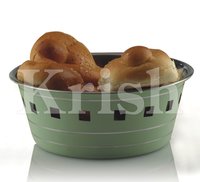 Colored Regular Bread Basket With Square Cutting