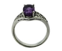 Exciting  Amethyst Stone 925 Silver Ring