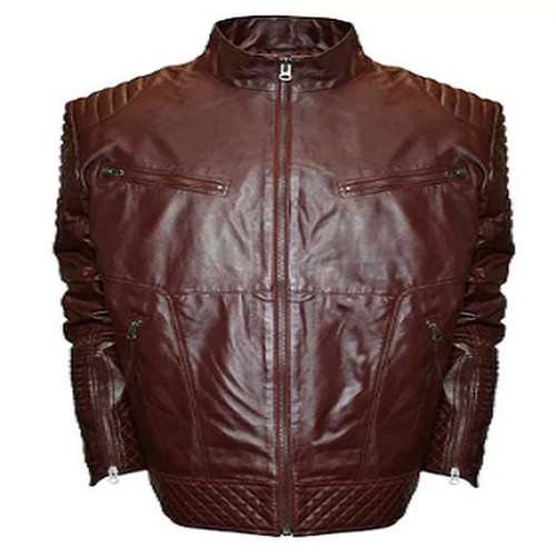 Deep Burgundy Men'S Jacket