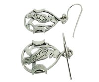 Fancy Bird Design 925 Silver Earring