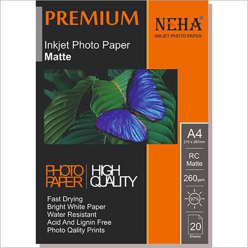 260 GSM Inkjet Photo Paper
