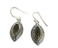 Golden Rutile 925 Silver Gemstone Earring