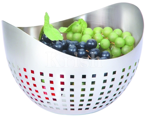 Boat Shape Fruit Bowl With Square cutting