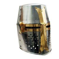 Thorinstruments (With Device) Great Brass Crusader Helmet